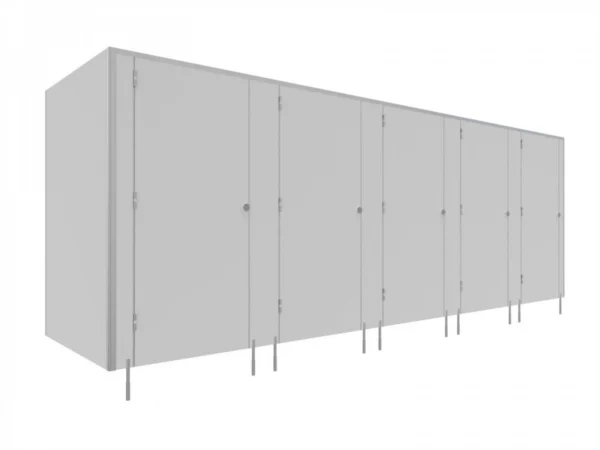 EXPRESS - 48 H - Cabines de WC avec LPW -SOLARI 1 porte - TYPE II angle