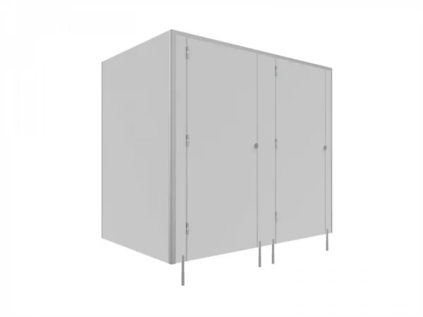 EXPRESS - 48 H - Cabines de WC avec LPW -SOLARI 1 porte - TYPE II angle